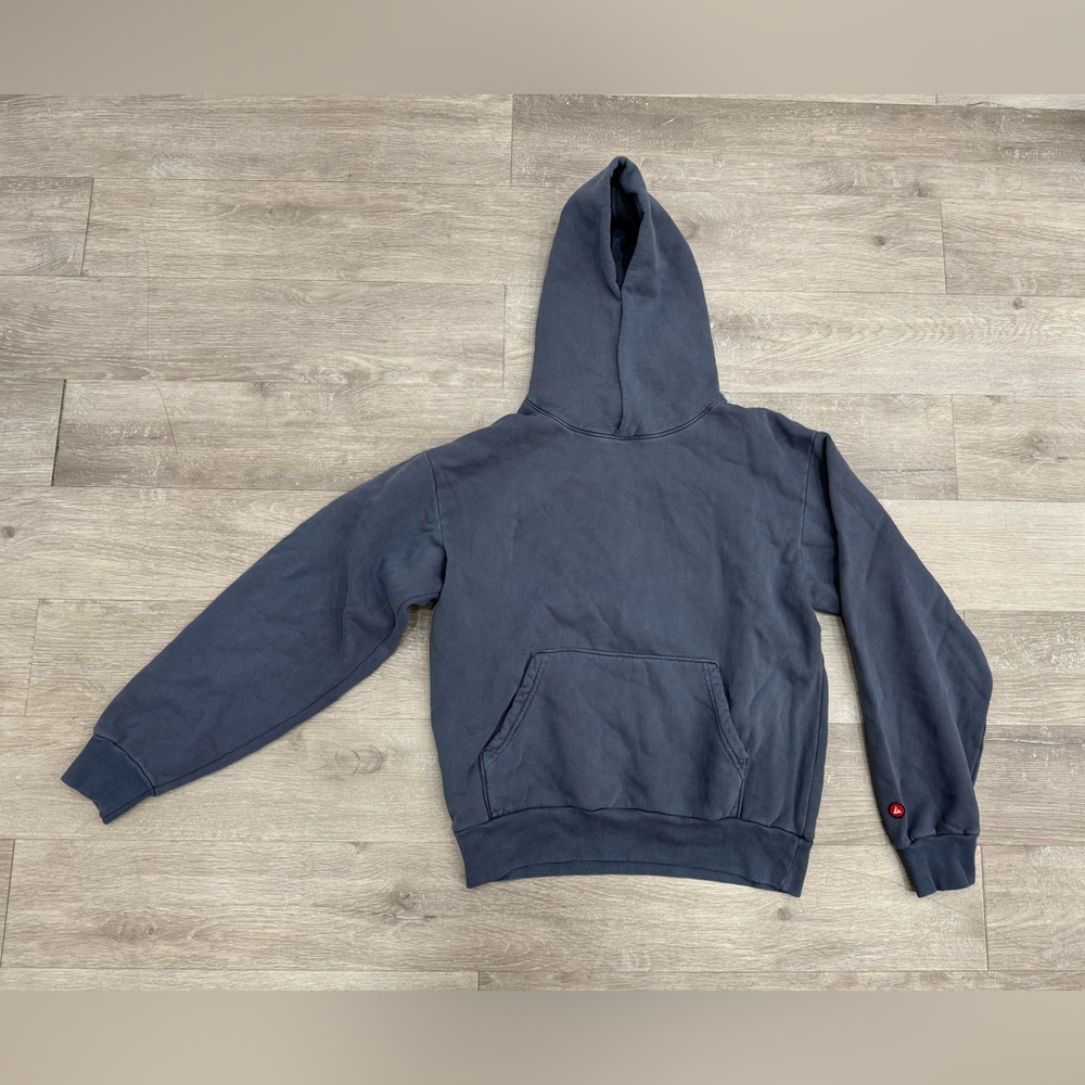 American Giant Pullover Hoodie Fleece Blue Men Size Medium